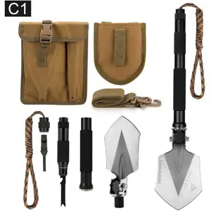 FiveJoy Military Folding Shovel Multitool