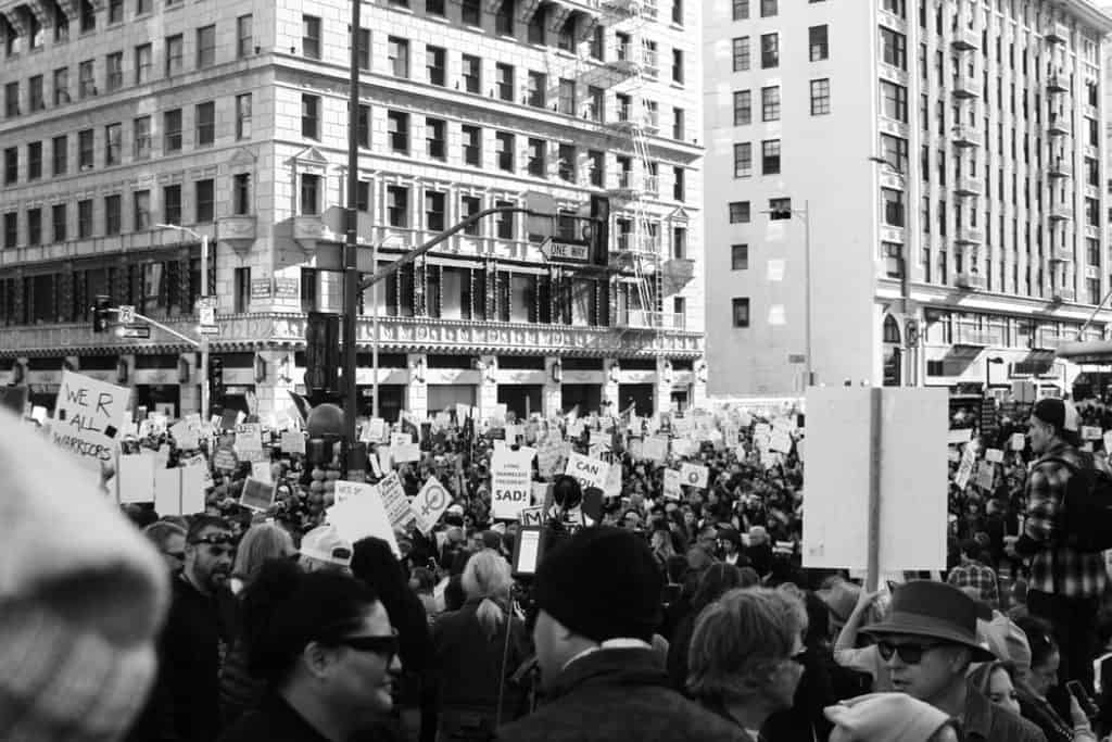 People protesting