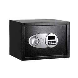 AmazonBasics-Steel,-Security-Safe-Lock-Box,-Black---0.5-Cubic-Feet