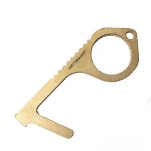 KeySmart-CleanKey---Brass-Hand-Tool