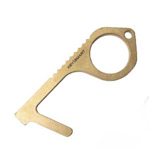 KeySmart-CleanKey---Brass-Hand-Tool