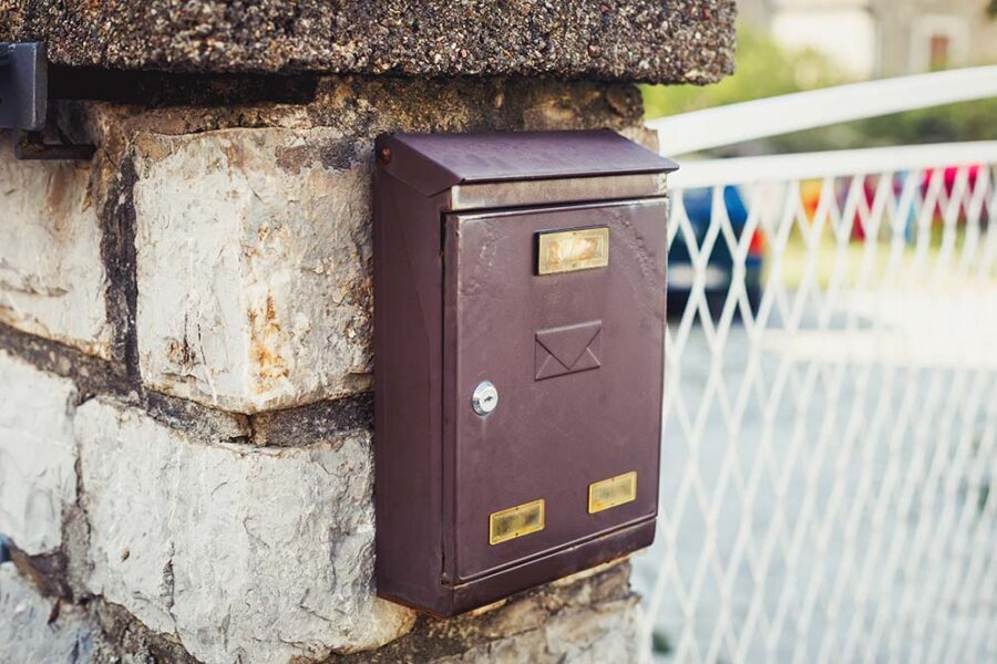 Secure Mailbox Locked