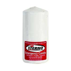 Sterno Emergency survival candle