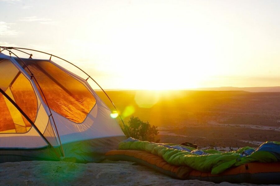 sunrise camping