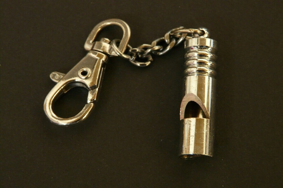 Keychain whistle