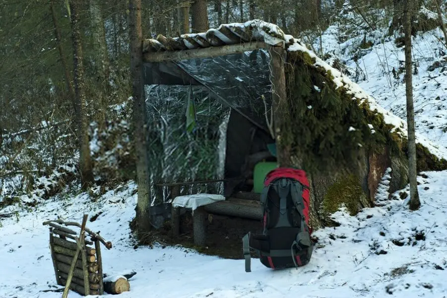 a frame shelter